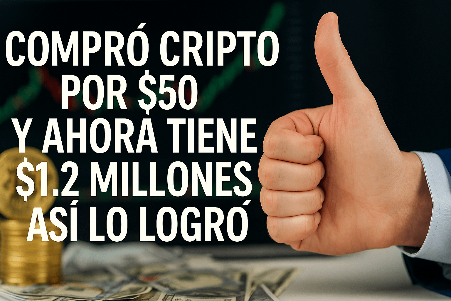 Compró Cripto por $50 y Ahora Tiene $1.2 Millones