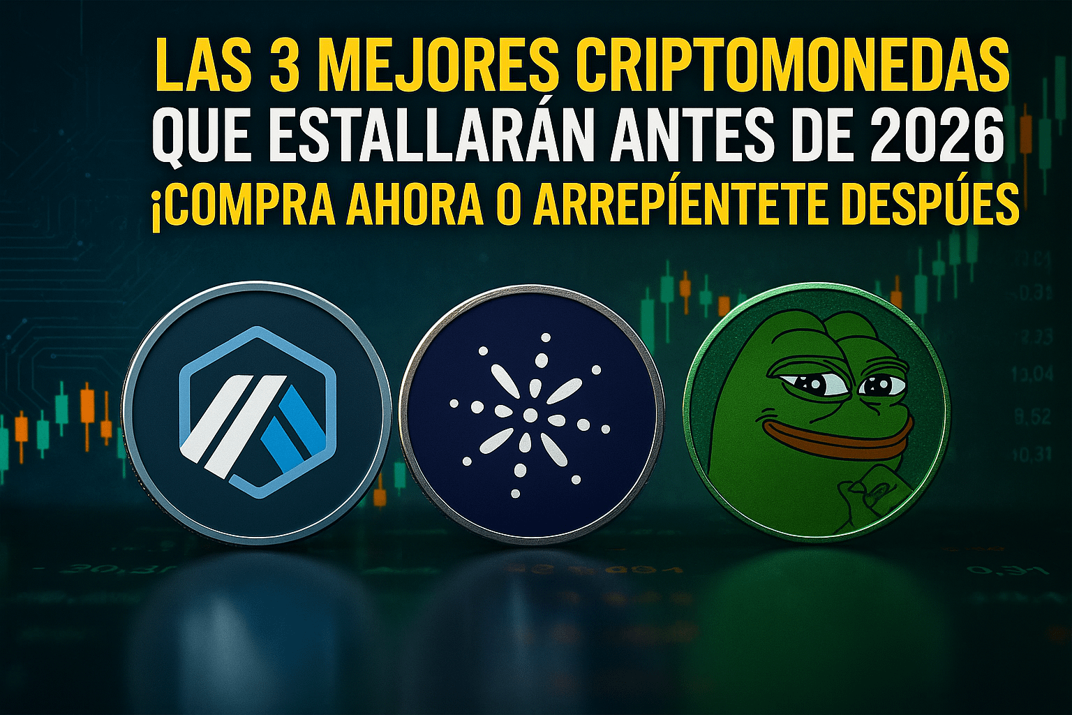 Las 3 Mejores Criptomonedas Que Estallarán Antes de 2026