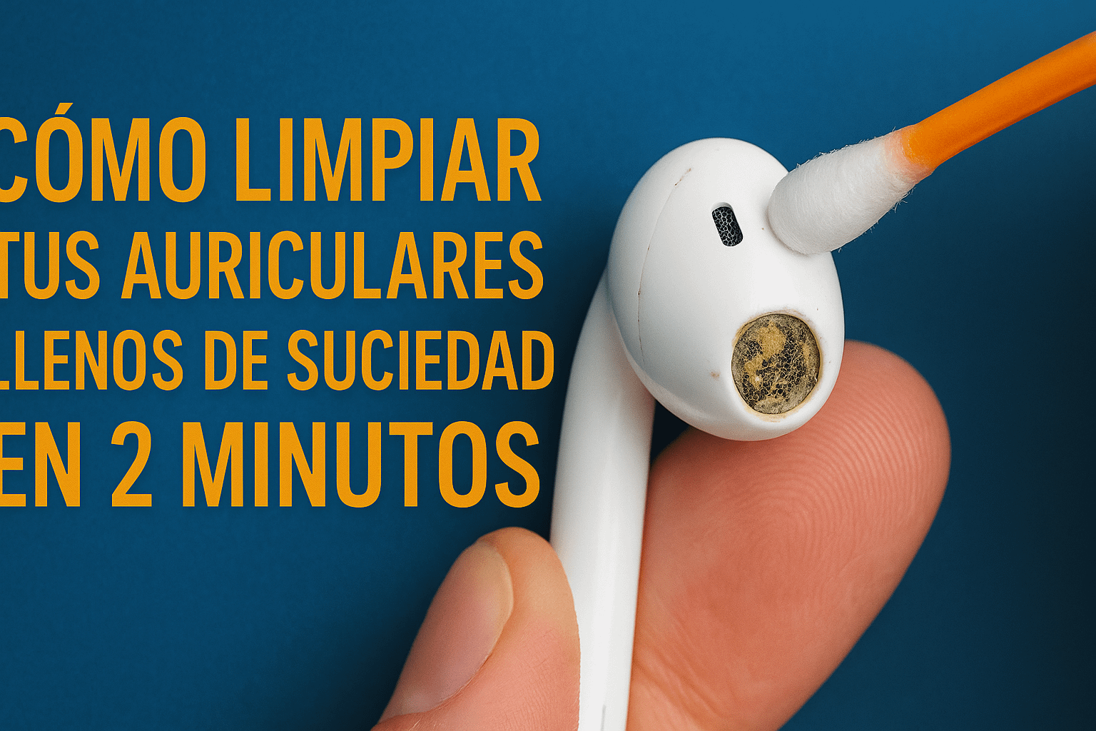 Cómo Limpiar Tus Auriculares Llenos de Suciedad en 2 Minutos