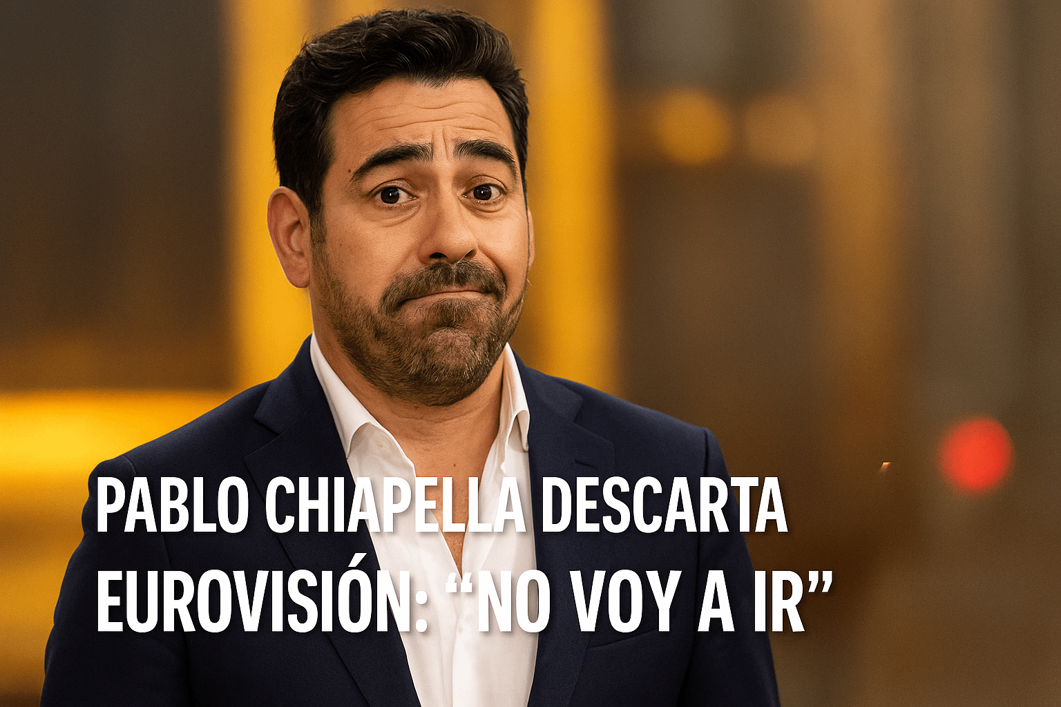 No voy a ir a Eurovisión