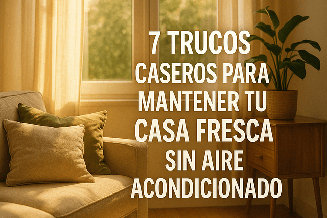 Trucos Caseros para Mantener Tu Casa Fresca sin Aire Acondicionado