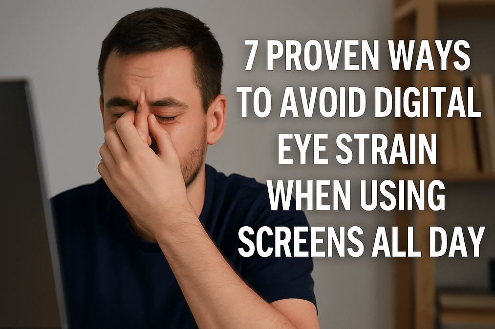 7 Proven Ways to Avoid Digital Eye Strain When Using Screens All Day