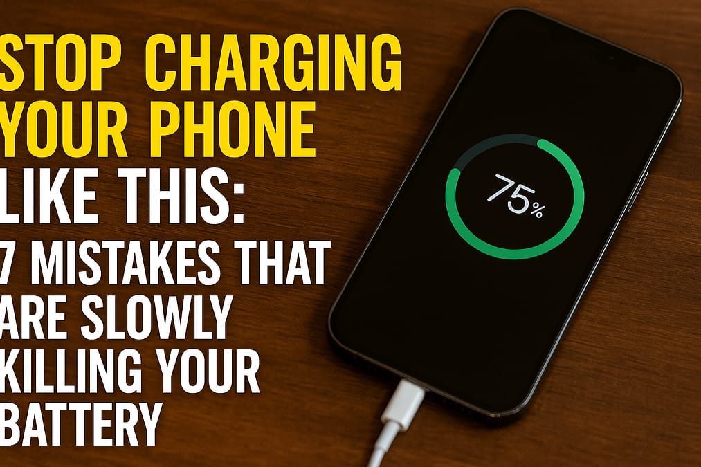 7 Mistakes That Are Slowly Killing Your Battery