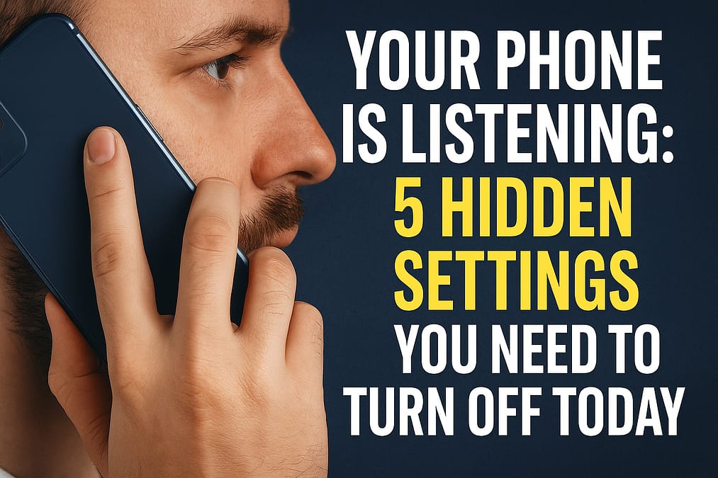 Your Phone Is Listening: 5 Hidden Settings You Need to Turn Off Today