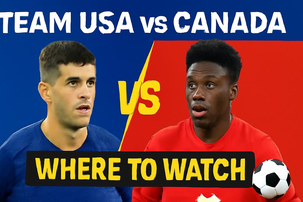 USA vs Canada soccer match