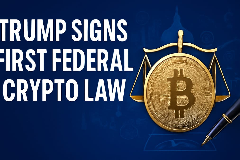 Trump Signs First Federal Law Regulating Crypto